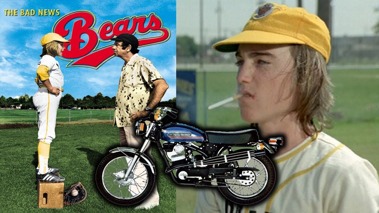 Jackie Earle Haley Rides A 1975 Harley Davidson Z90 In The Bad News Bears Honda Xr75 Stunt Double Youtube