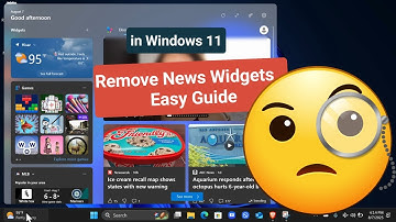 How to Remove News Widgets / News Feed in Windows 11 | Easy Guide
