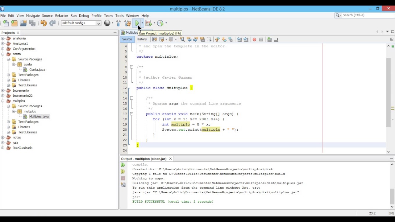 MiniCurso de Java Basico 4 - programa multiplo - YouTube
