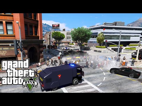 ⭐⭐⭐⭐⭐⭐SIX STARS WANTED LEVEL RAMPAGE WITH TANK | 6 STAR WANTED LEVEL ESCAPE IN GTA SAN ANDREAS