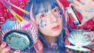 【ASMR】マーメイドメイクをする音?‍️