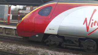 Trains at Macclesfield, WCML (KTV Series 7 Video 6: Part 1) - 30/1/16