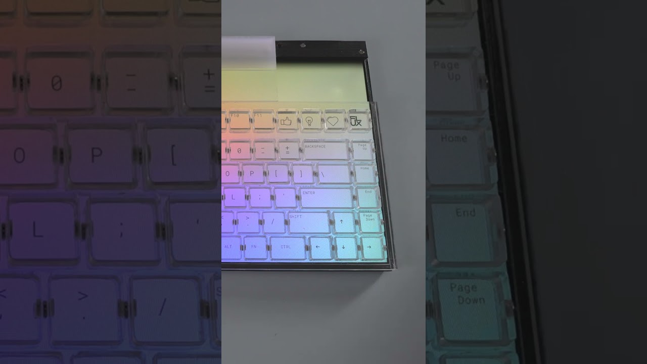 Frosted Modules - Flux Keyboard - YouTube