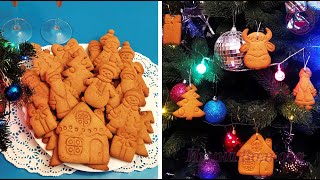 Имбирное печенье 🎄Печенье на ёлку 🌟 Имбирные пряники 🎄 Gingerbread Cookies 🌟 Christmas Cookies
