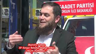 SP  (SAADET PARTİSİ ) SORGUN BELEDİYE BAŞKAN ADAYI MUSTAFA SALMAN