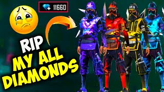 ?RIP MY ALL DIAMONDS IN NEW INCUBATOR SPIN || ?NEW INCUBATOR SPIN || ?FREE FIRE NEW INCUBATOR