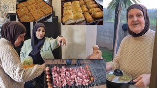 عزيمة لبيت حماي على أكلة مشاوي?? Invitation to my father-in-laws house to eat grilled meat