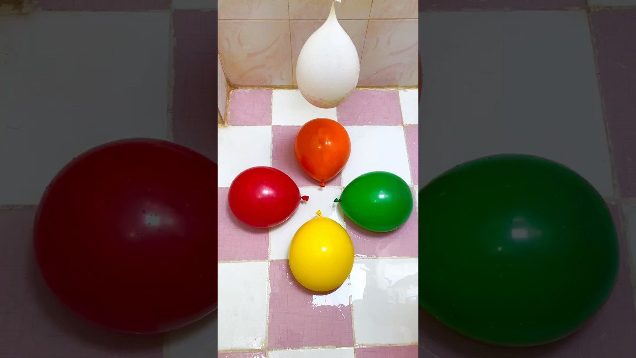 🎈ASMR colorful balloon pop and reverse & balloons pop challenge 