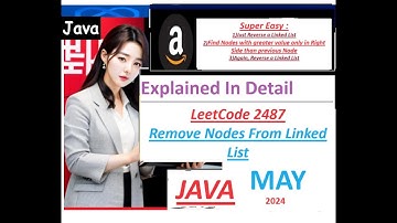 Remove Nodes from Linked List | LeetCode 2487 | Java Solution | Linked List | Developer Coder
