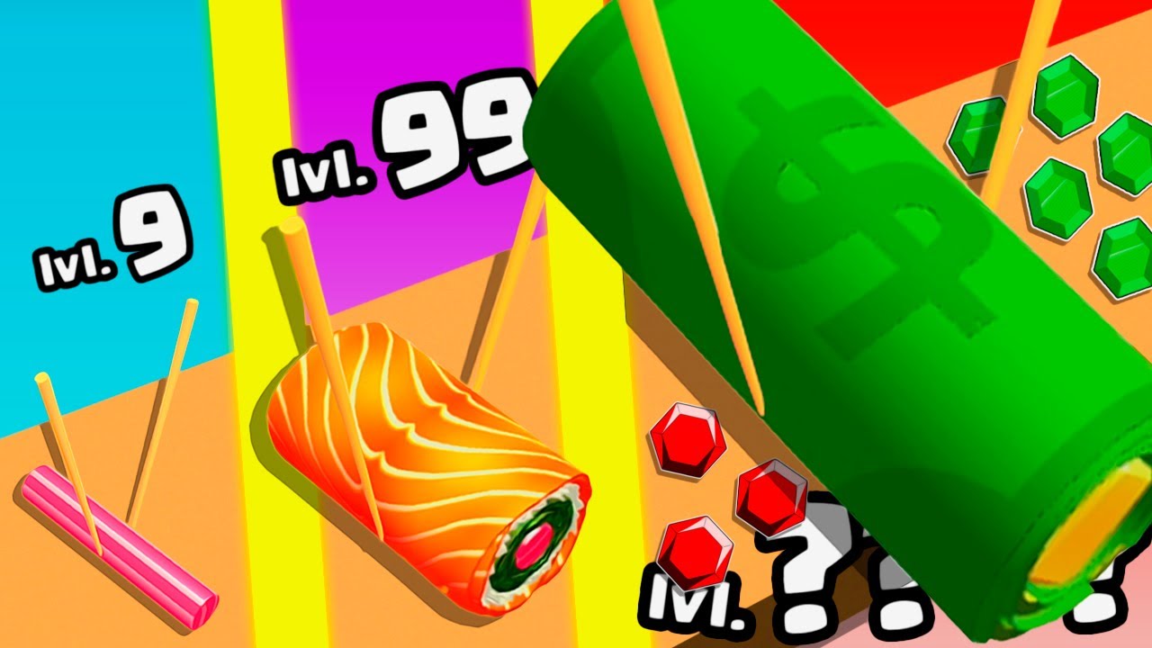 Jogo do restaurante de comida japonesa, Sushi Roll 3D, Jogo de Comida,  joguinho de fazer sushi, jogo 