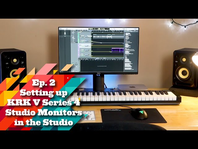 Ep 2: Setting up KRK V4 Series 4 Studio Monitors with Matthew Aasen class=
