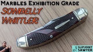 Marbles Exhibition Grade Sowbelly Whittler Pocket Knife MR679
