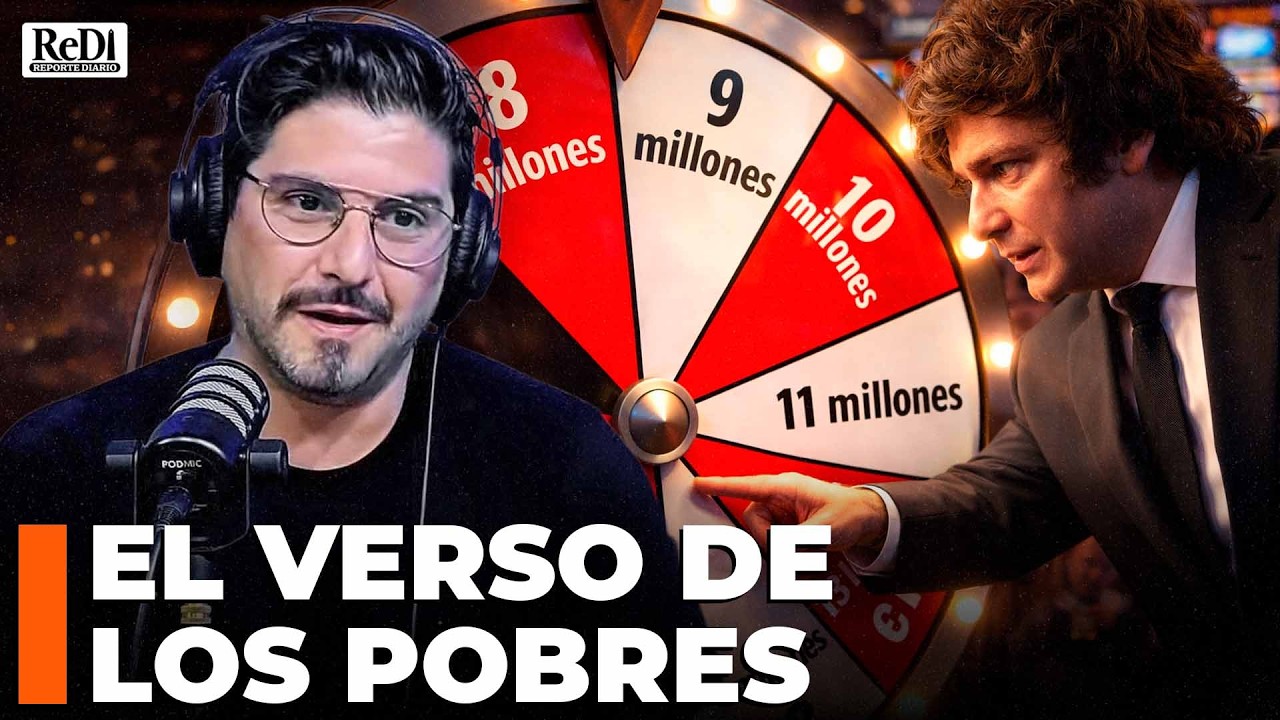 MILEI se ríe de la GUERRA; El INVENTO de los MILLONES de POBRES MENOS; PETRI con la MONA JIMENEZ