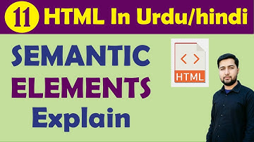 html tutorial in hindi urdu - html5 - semantic elements in hindi/urdu lec 11 by webastan