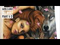 Girls And The Wolf - Part 1/2 // WILD SOUL Coloring Book