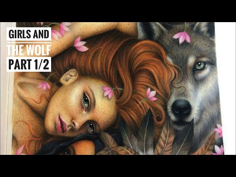 Girls And The Wolf - Part 1/2 // WILD SOUL Coloring Book
