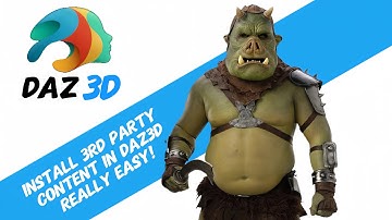 How To Install 3rd Party Daz3D Content (The EASY Way!)