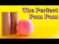 How To Make Pom Poms With Toilet Paper Rolls in LESS than 5 Minutes