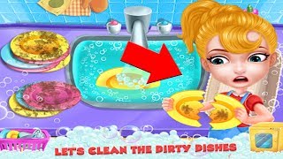 Keep your house clean Girl home cleanup game/learn colors kids app game play screenshot 1