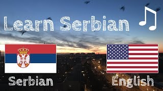 Learn before Sleeping - Serbian (native speaker)  - with music