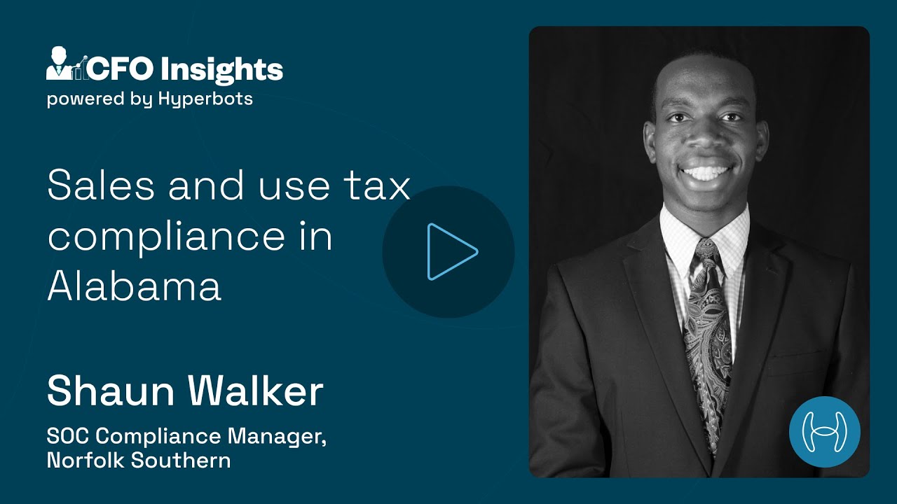 Sales and use tax compliance in Alabama