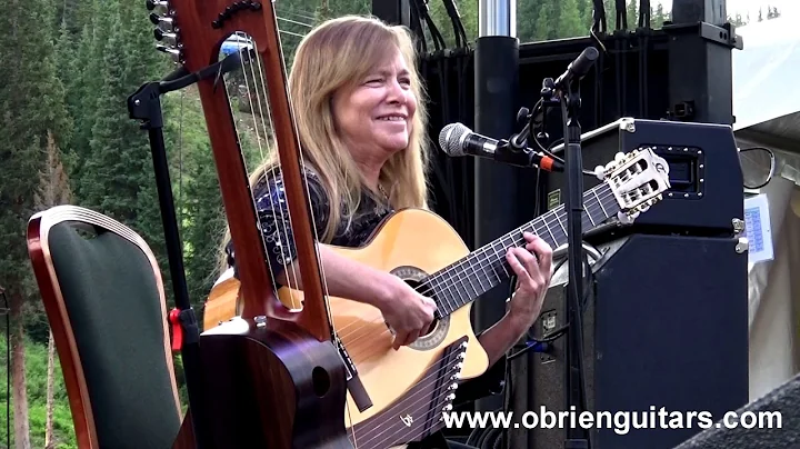 Muriel Anderson plays a latin version of Superstition at Guitar Town 2019