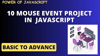10 basic JavaScript project on mouse event