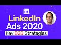 LinkedIn Ads (in 2020) – My Latest B2B Secret Strategies!