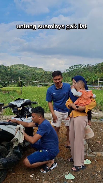 untung dia gak liat kebelakang.#comedy #suamiistrikocak #lucu