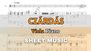Monti - Czardas | Viola and Piano (Sheet Music/Full Score)