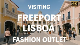 A Day at Freeport Lisboa Fashion Outlet 🛍️✨ | Luxury Shopping Near Lisbon in 4K