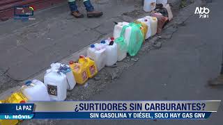 Largas filas por combustible: surtidores sin gasolina ni diésel y solo venta de GNV