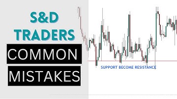 SUPPLY AND DEMAND - S&D TRADERS COMMON MISTAKES