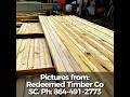 Check out Redeemed Timber Co for your timber needs in SC, USA. Ph: 864-491-2773