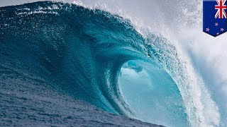 Campbell island, new zealand — para ilmuwan selandia baru mengklaim
gelombang monster yang diciptakan oleh sistem tekanan rendah mendalam
adalah te...