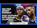 NBA Free Agent Frenzy Tips Off | Why Did The Bucks Drop Damian Lillard?