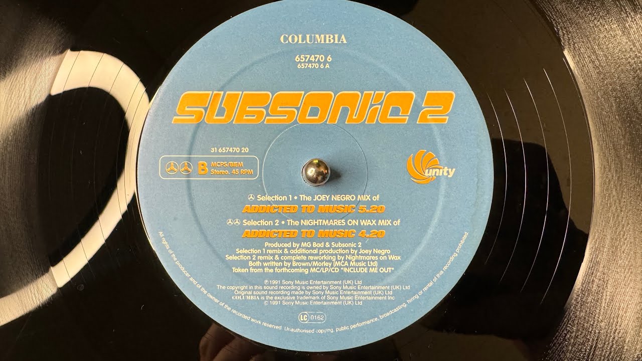 Subsonic 2 – Addicted To Music (The Nightmares On Wax Mix) - Columbia ...
