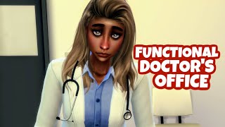 FUNCTIONAL DOCTOR'S OFFICE MEDICAL CLINIC - THE SIMS 4 MUST HAVE MODS screenshot 1