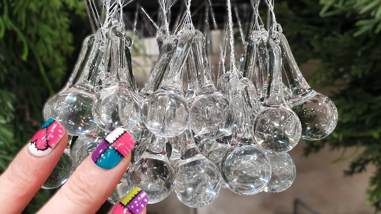 Public ASMR Close Up Glass Ornaments Christmas Decoration