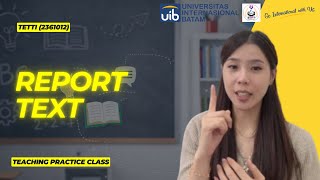 Writing a Report Text | English Learning Video for Civil Engineering Students
