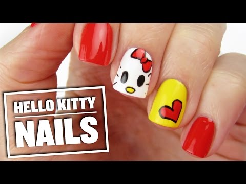 Short hello Kitty nails, super cute! | Gallery posted by AoAo Nails | Lemon8