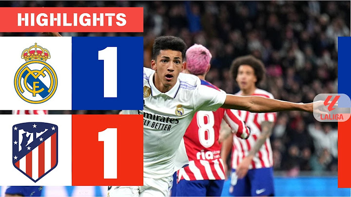 REAL MADRID 1 - 1 ATLÉTICO DE MADRID I RESUMEN LALIGA EA SPORTS