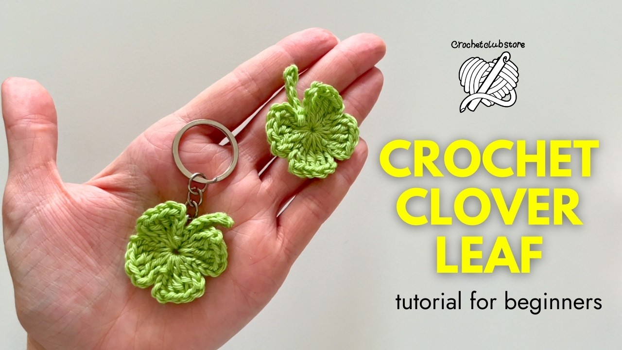 Easy Crochet Clover Pattern For Complete Beginners!