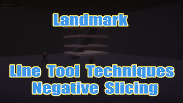 Landmark Gameplay Additional Line Tool Techniques Negative Slicing Building Game