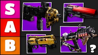 Every Legendary PRIMARY Weapon Ranked Into a Tier List... (PVE) (Destiny 2)