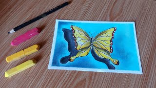 Soft Pastel/Tutorial Drawing/Realistic Butterfly/Simple Step. screenshot 3