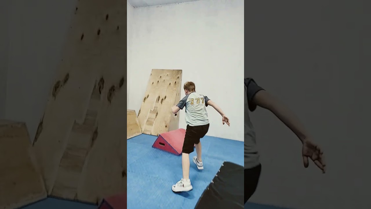 Тренировка паркура в "B13" было класно