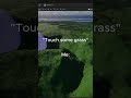 touching 2.7 million blades of grass #gamedev #indiegame #shorts #touchgrass #funny