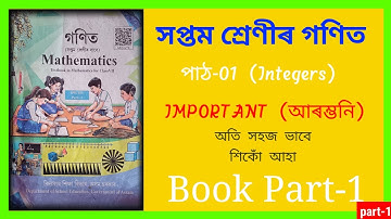Class 7 Maths Chapter 1 Integers Assamese Medium | অখণ্ড সংখ্যা Introduction | SEBA