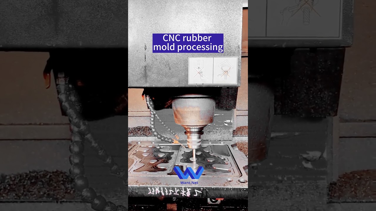 CNC rubber mold processing